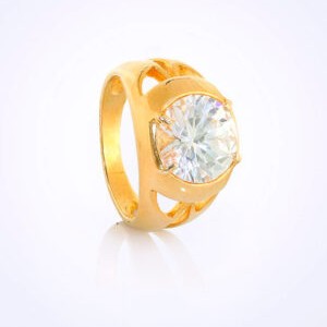 ANILLO UNISEX CRISTAL CIRCONITA REDONDA