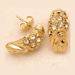 ARETES ELEGANTES CRISTAL ROJO CIERRE OMEGA - Image 6